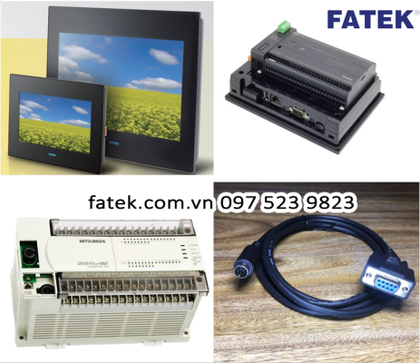 FATEK HMI P5070S to Mitsubishi FX2N